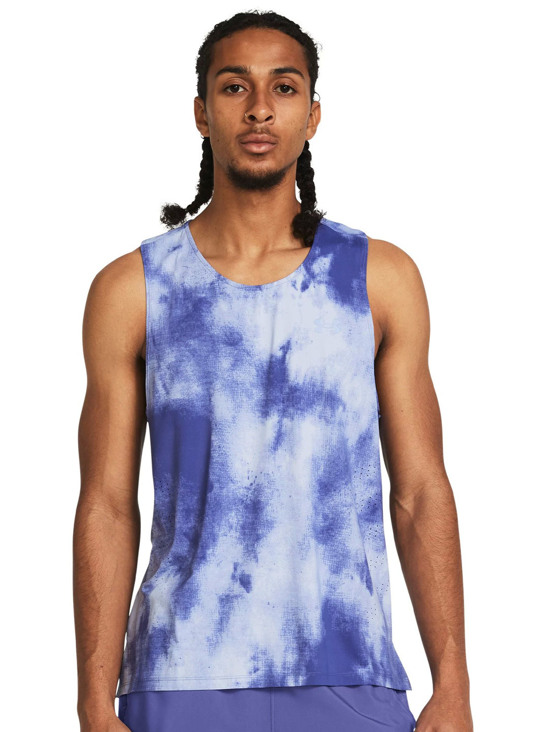 UNDER ARMOUR Men Dyed Round Neck Nylon T-shirt