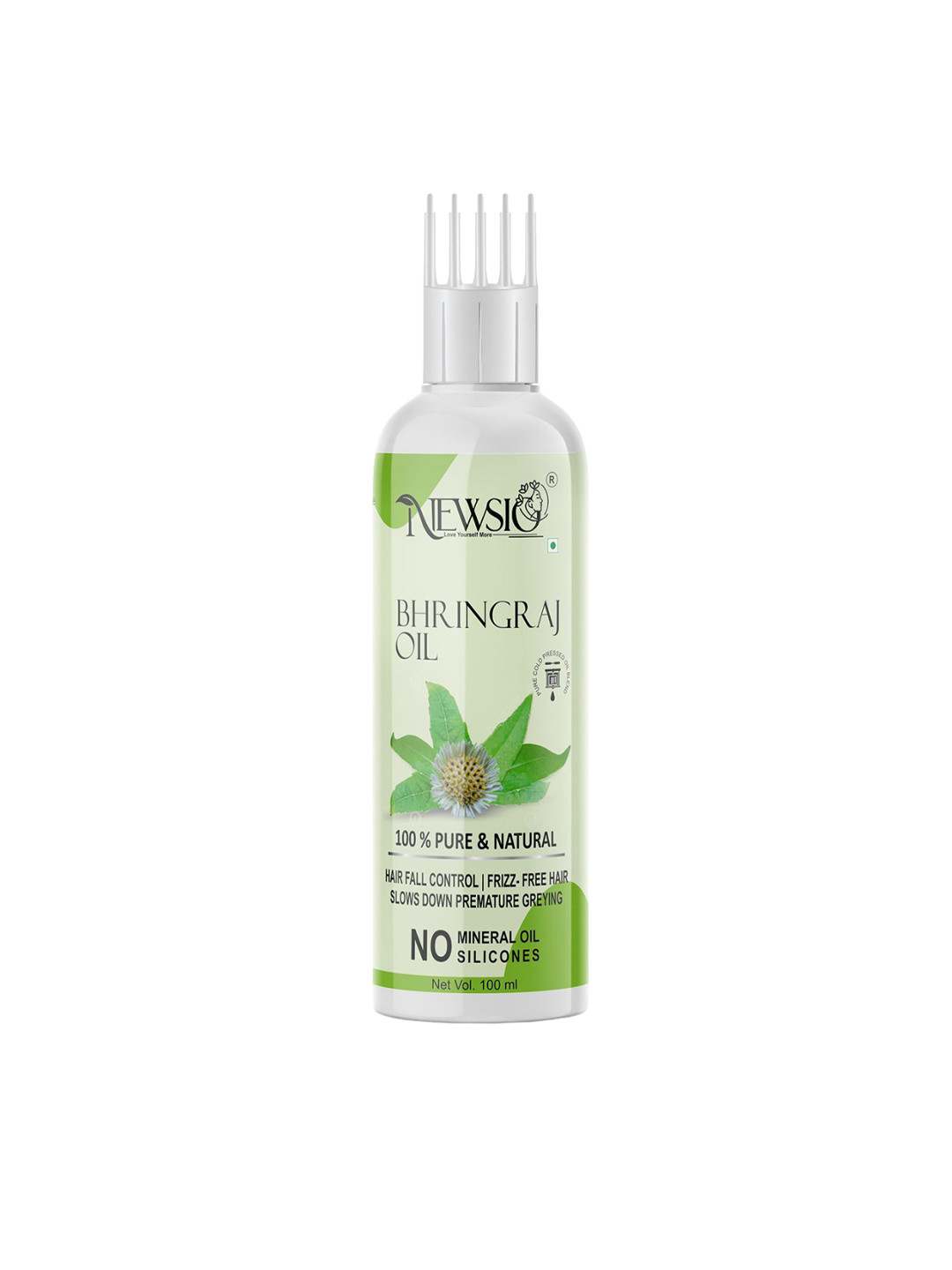 Newsio 100% Pure & Natural Bhringraj Oil - 100 ml
