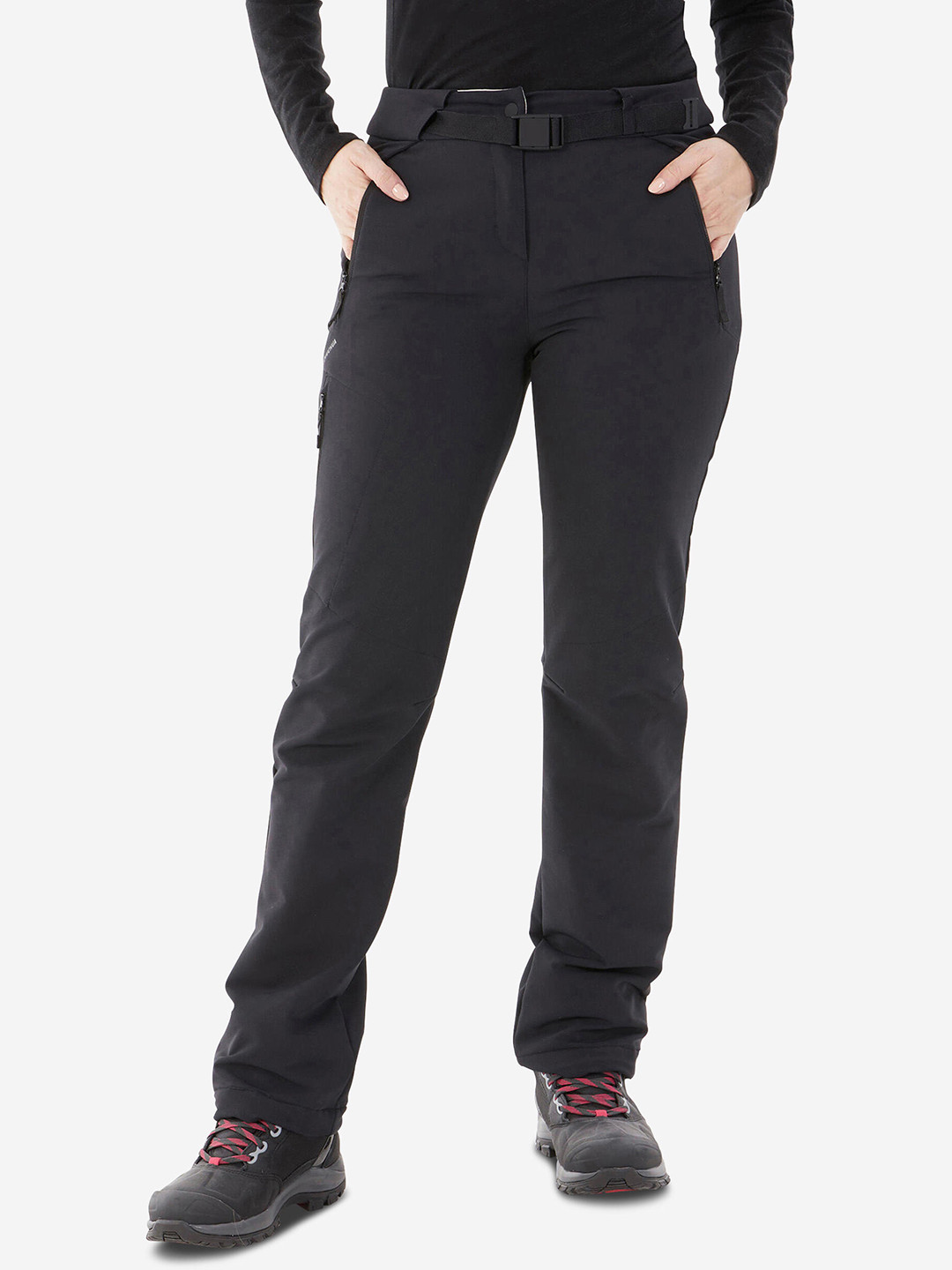 Decathlon QUECHUA - Women Black Hiking Warm Water Repellent Winter Trousers