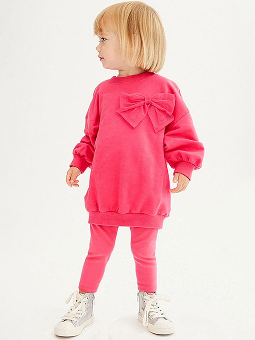 LULU & SKY Girls Pure Cotton Top with Leggings