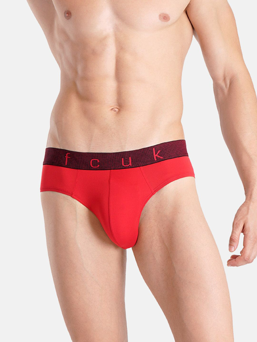 FCUK Cotton Mid Rise Hipster Brief GUSTON-BSURF THE WEBL-SURF THE WEB
