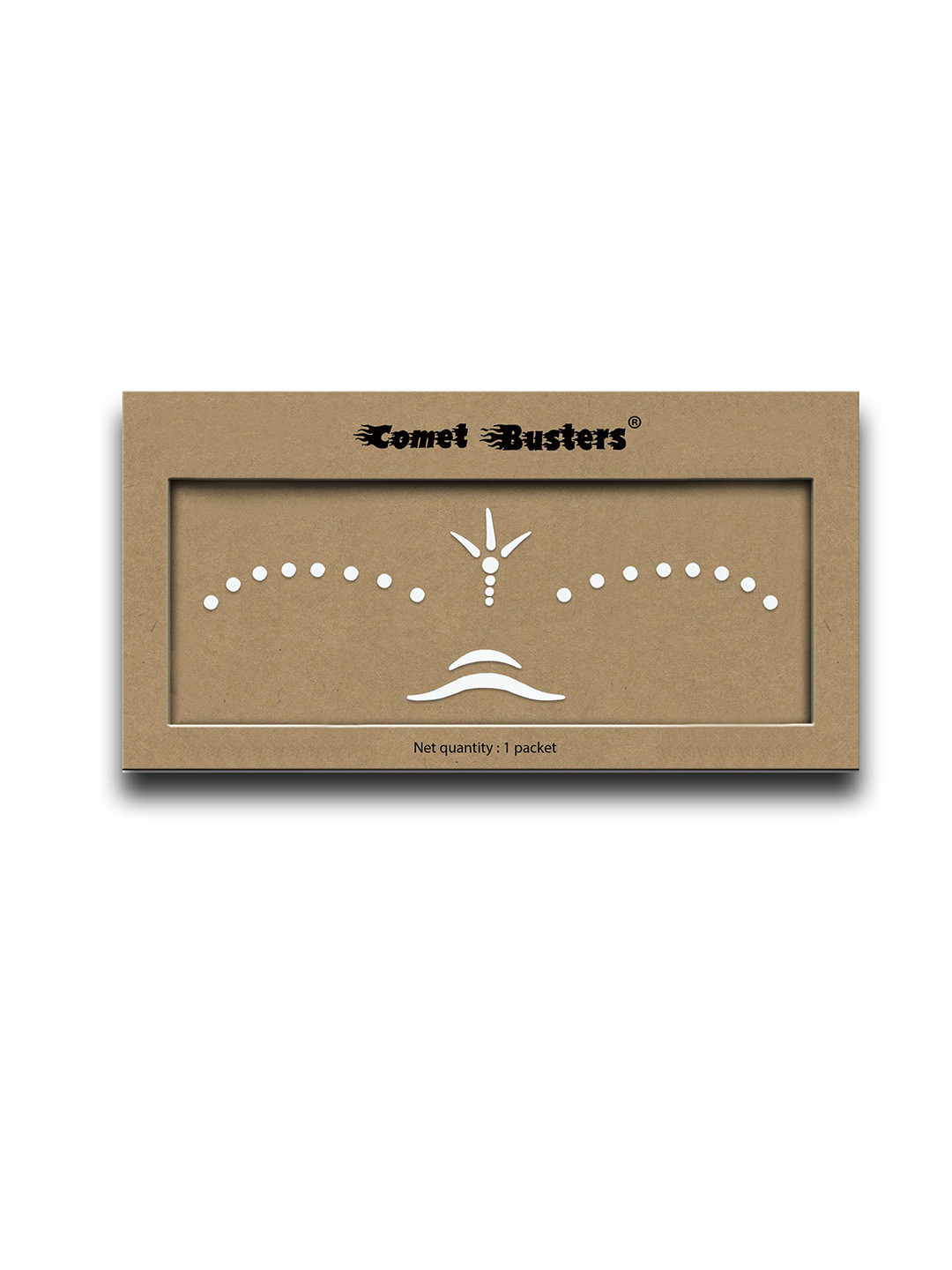 Comet Busters Traditional Bindis - White