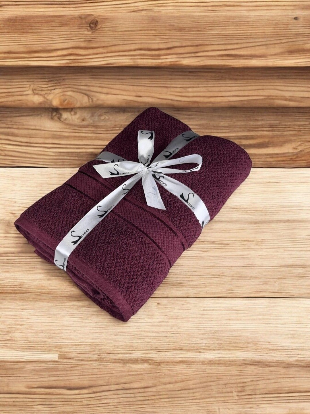 SENSES Brown Cotton 550 GSM Bath Towel