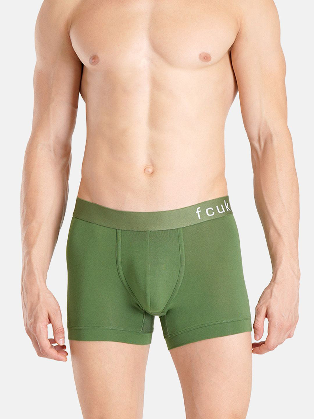 FCUK Men Mid-Rise Short Trunk PARKROYAL-TGARDEN GREENS