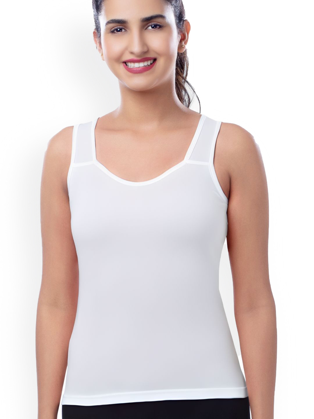 BRIDA LADIES INNERWEAR Women Pure Cotton Round Neck Camisole