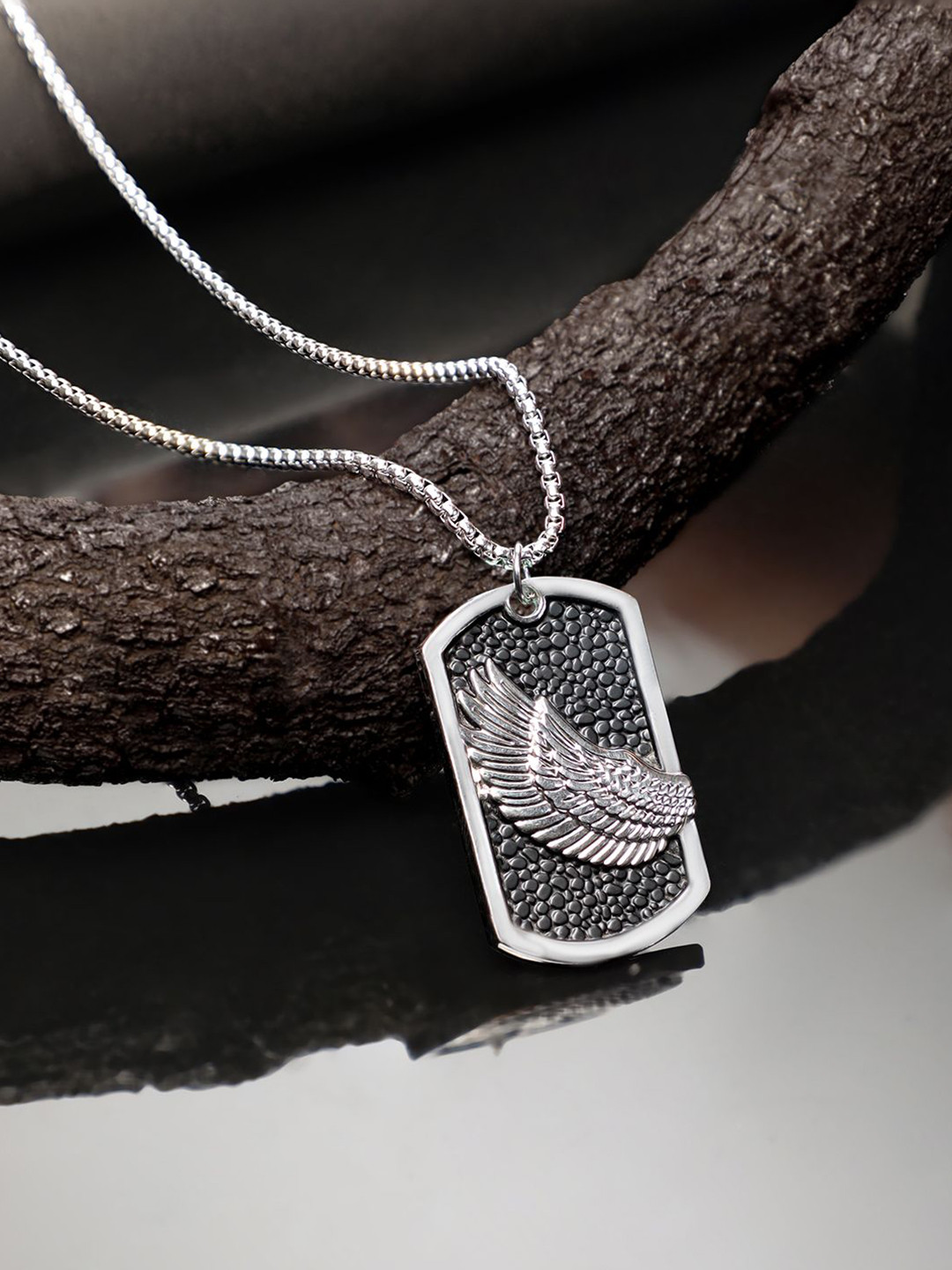 The Roadster Lifestyle Co. Rhodium Plated Steel Tarnish-Free Demi-Fine Pendant Chain