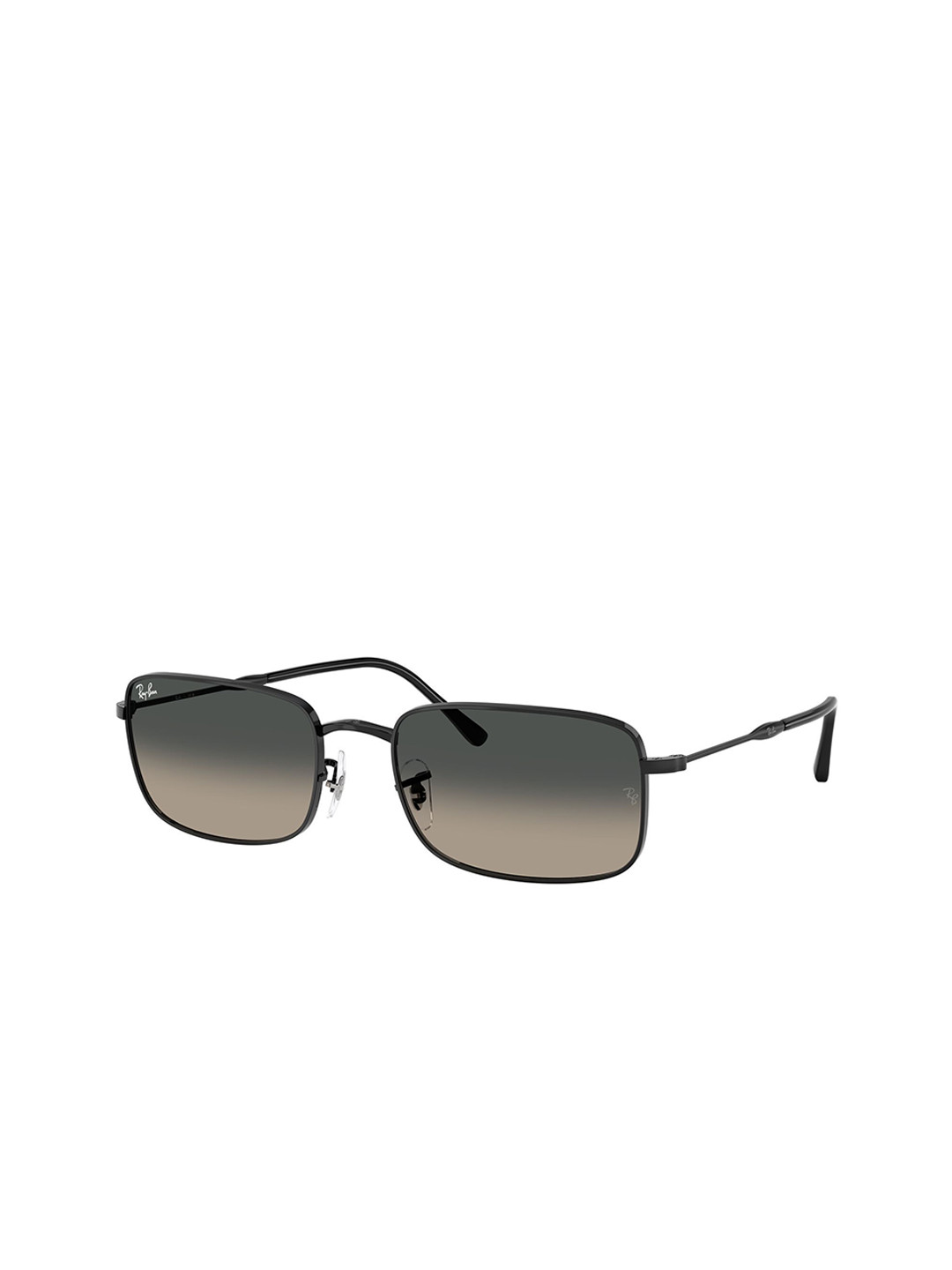 RAY-BAN Unisex Gradient Grey Lens Rectangle Sunglasses - 0RB3746002/7159