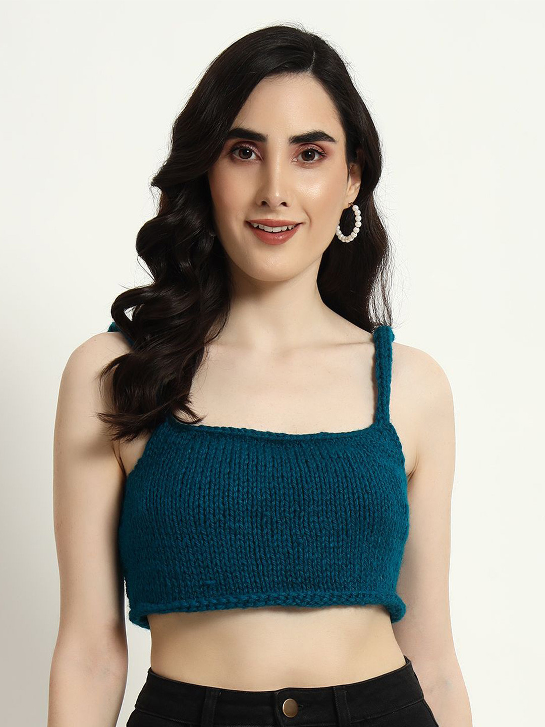 Sugercandy Women Crochet Bralette Crop Top