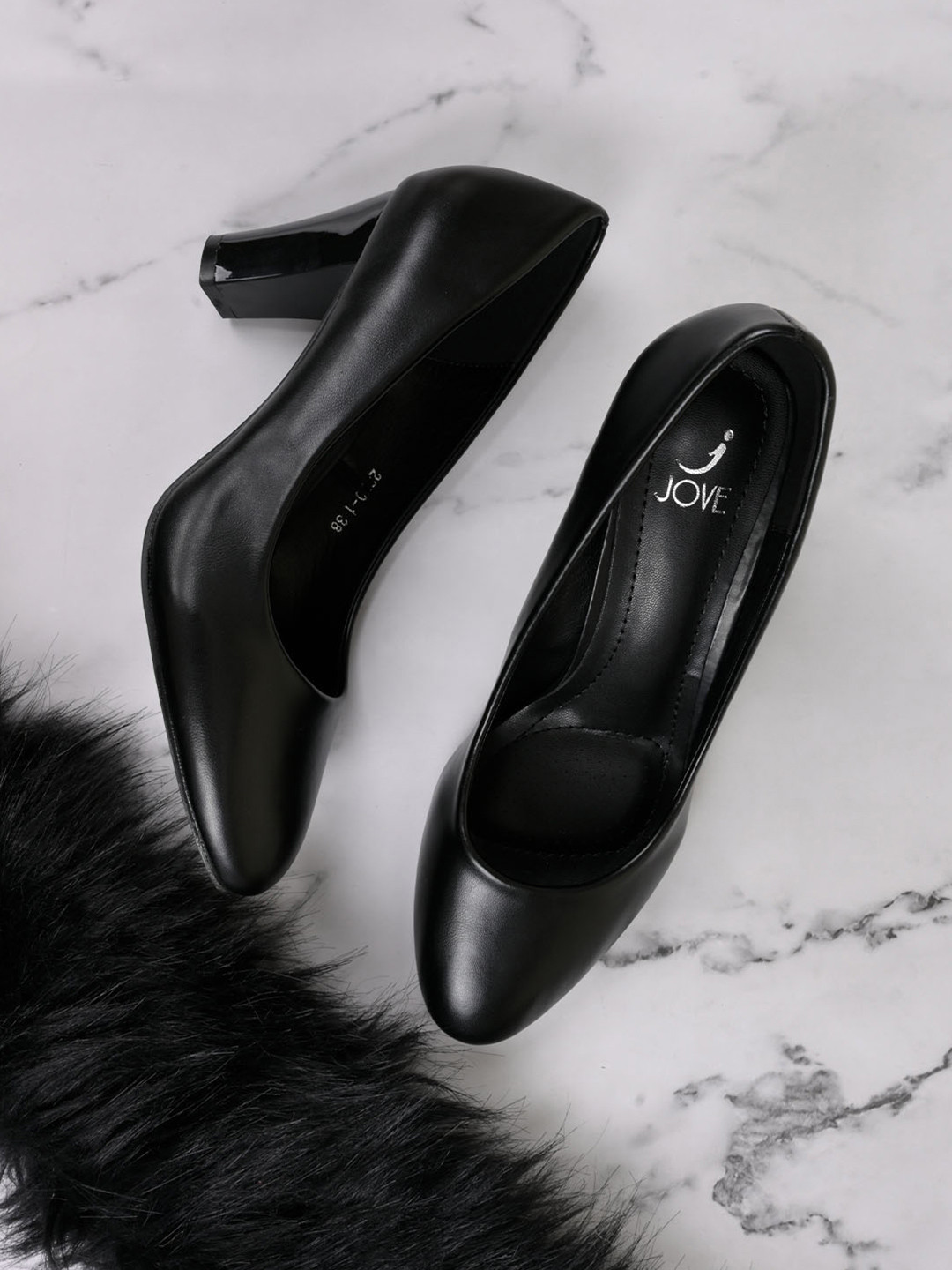 Jove Women Block Heels Formal Pumps