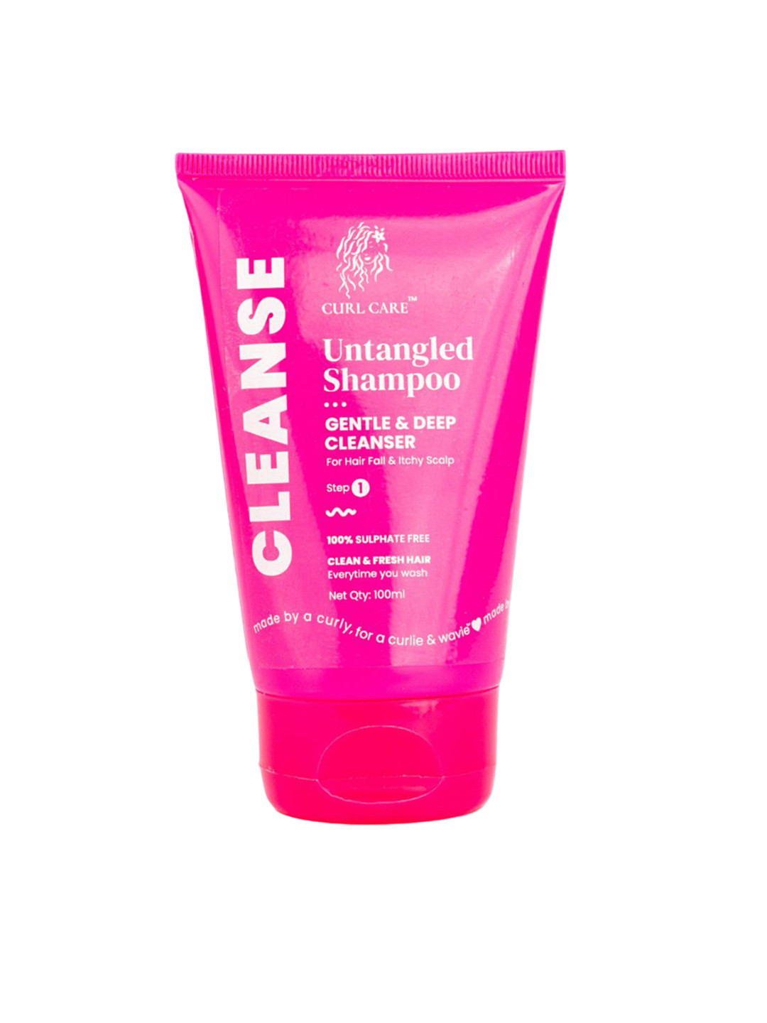 Curl Cure Untangled Shampoo for Hair Fall & Itchy Scalp - 100 ml