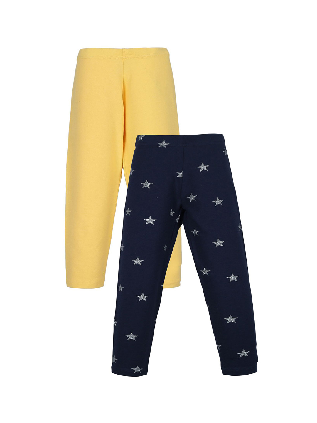 PLUM TREE Girls Pack Of 2 Ankle-Length Leggings
