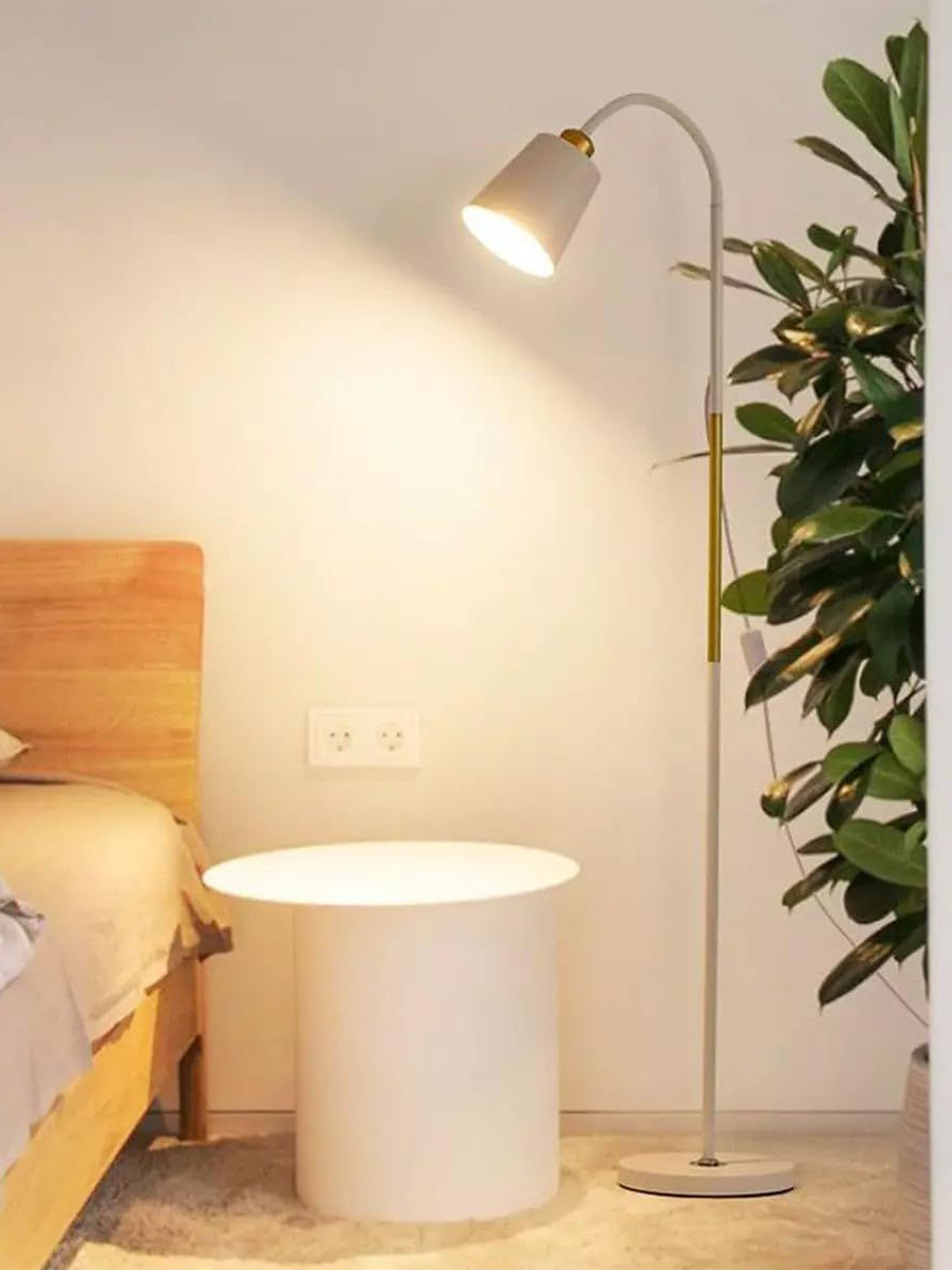 THE ARTMENT White Frustum Shaped Floor Lamps