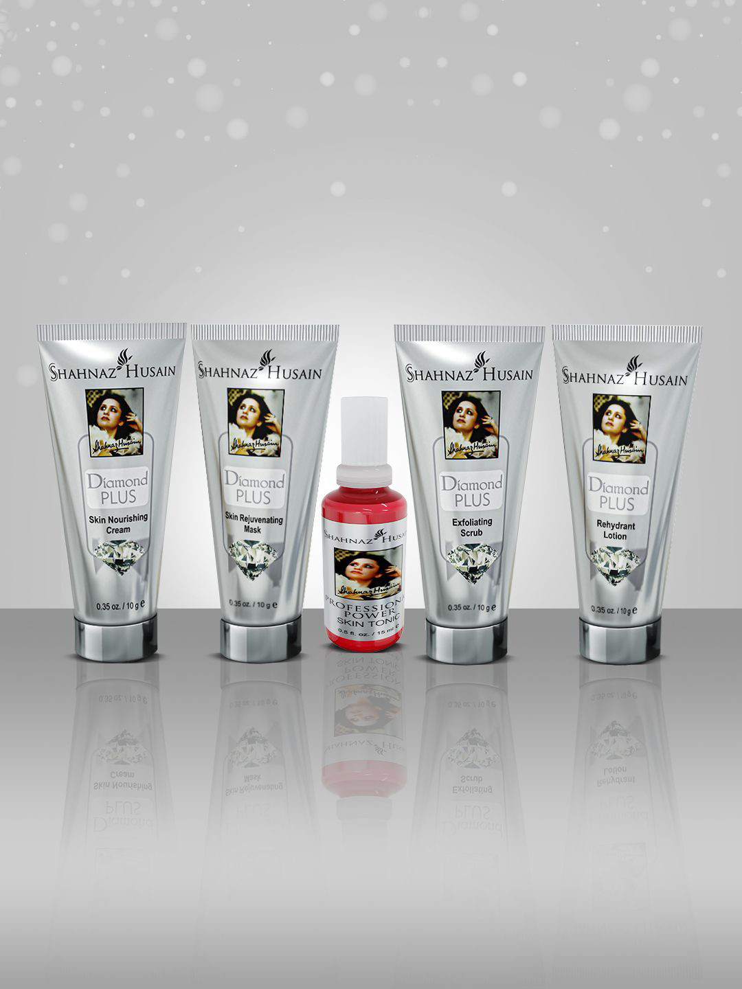 Shahnaz Husain Diamond Plus Skin Revival Facial Kit Enriched With Almond Oil