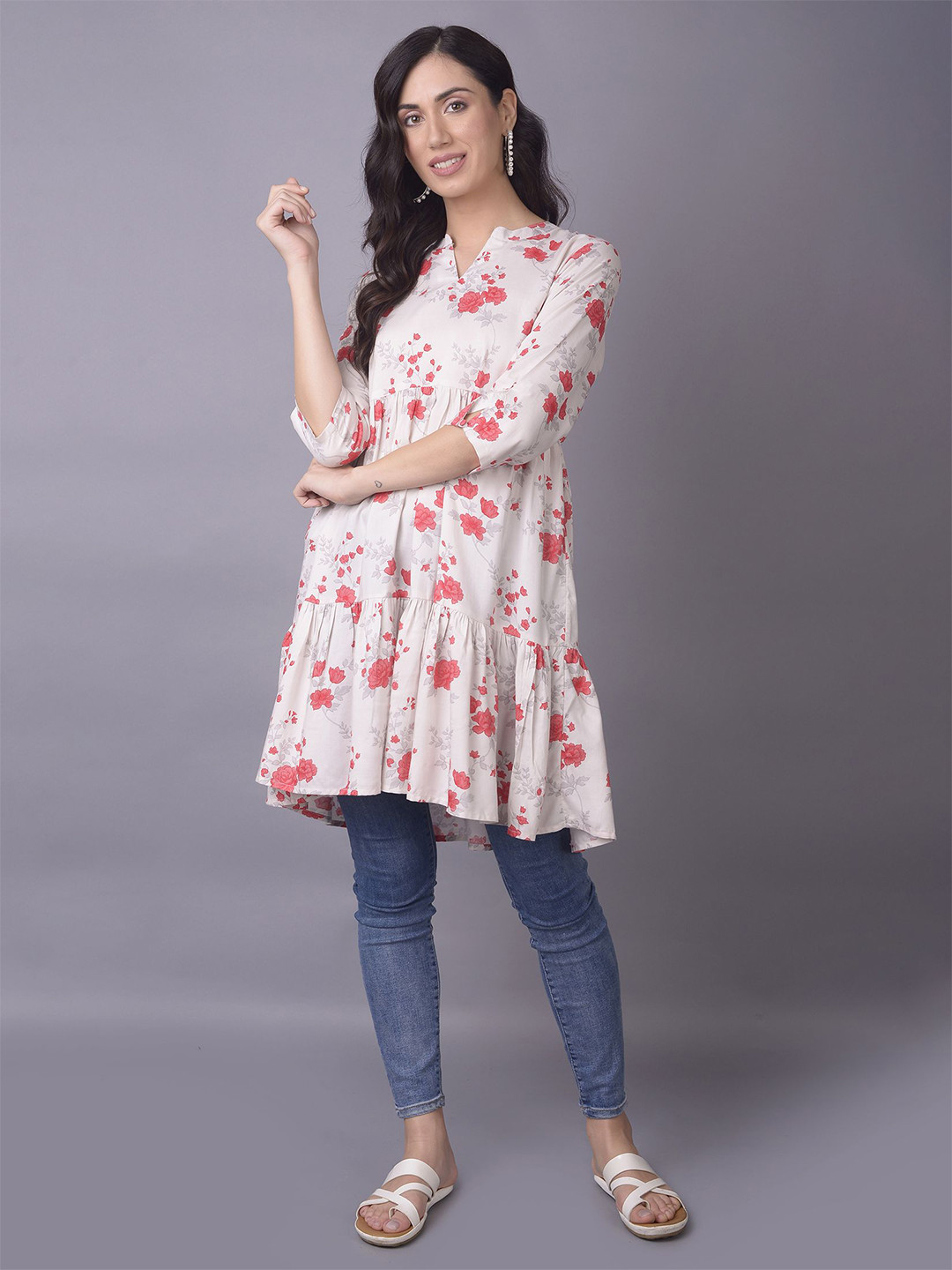 Shree Printed A-Line Kurta