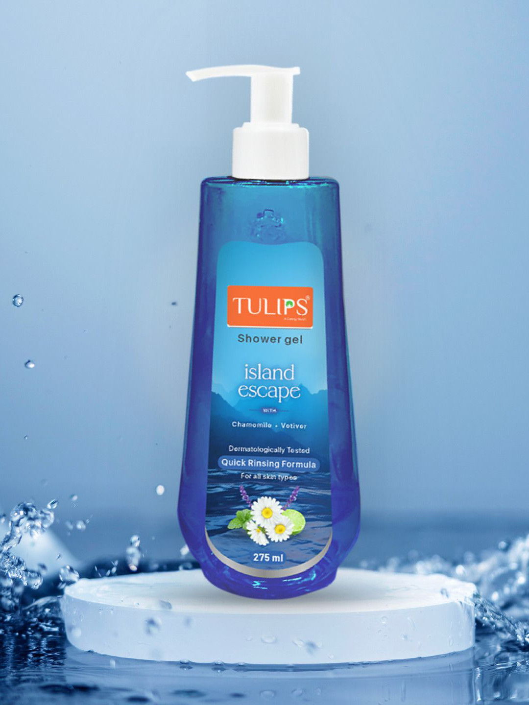 TULIPS Set Of 3 Valley Of Flowers Shower Gel