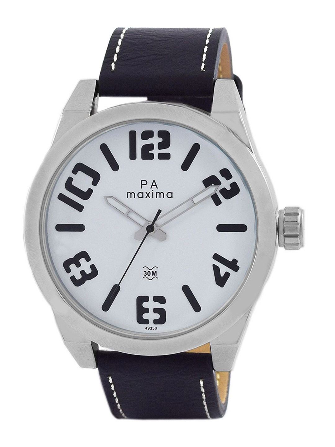 maxima Men Dial & Leather Straps Analogue Watch 49350LAGI