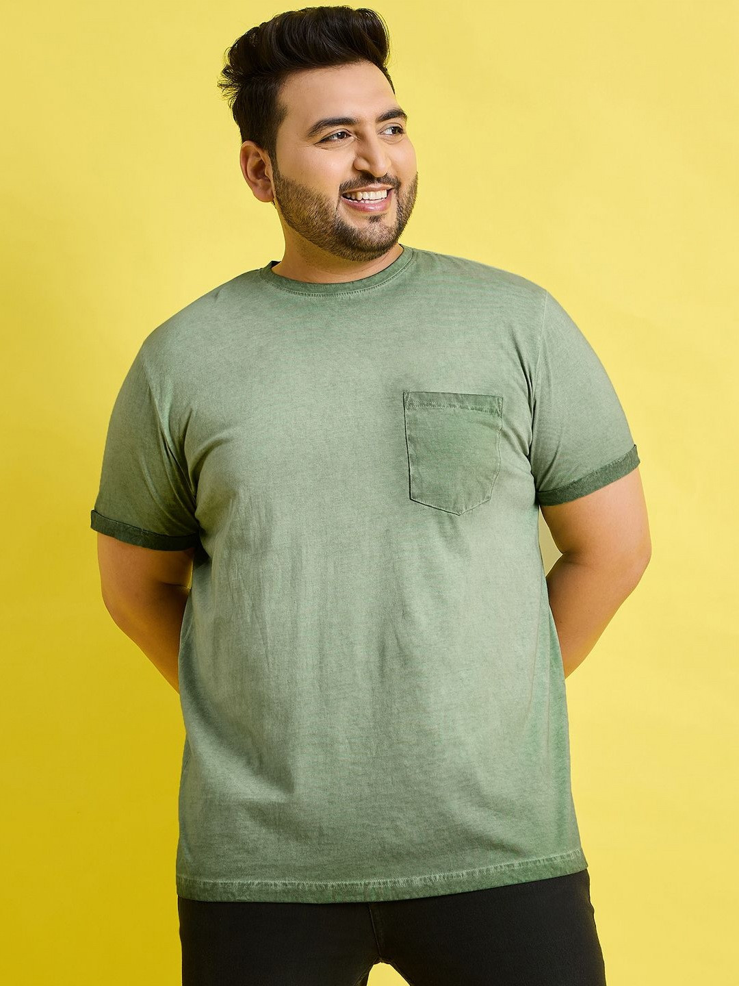 bigbanana Men Plus Size Originals Bio Finish Pockets T-shirt