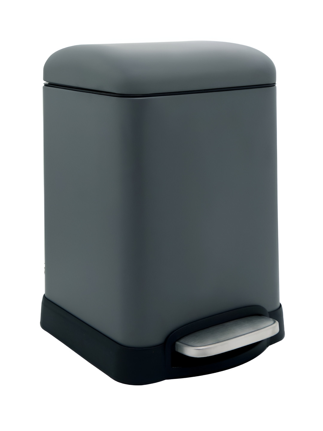 Pano Grey Self-Design Stainless Steel Dustbins 6 L