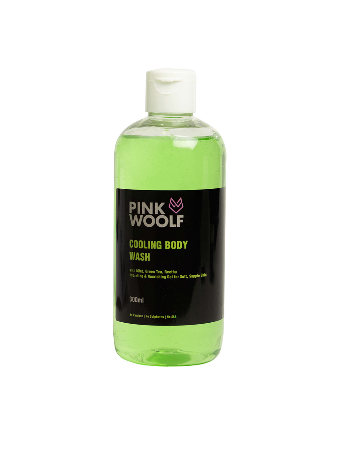 PINK WOOLF Cooling Body Wash With Green Tea & Mint 300 ml