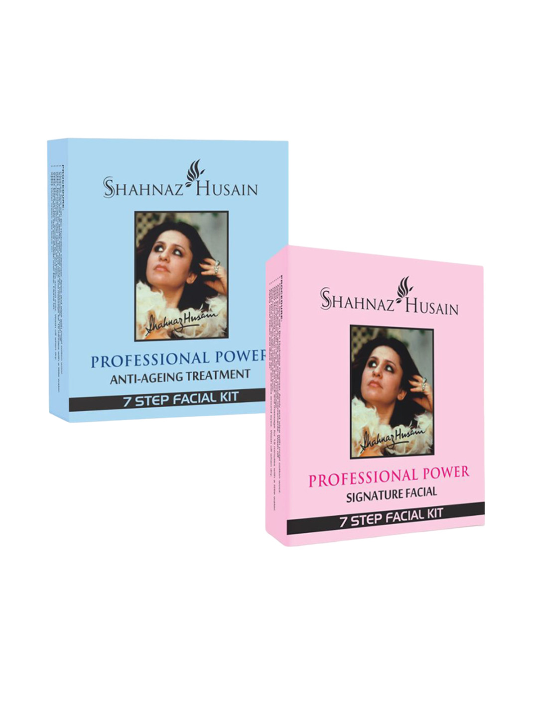 Shahnaz Husain Set Of 2 Professional Power Anti-Ageing Treatment & Signature Facial Kit