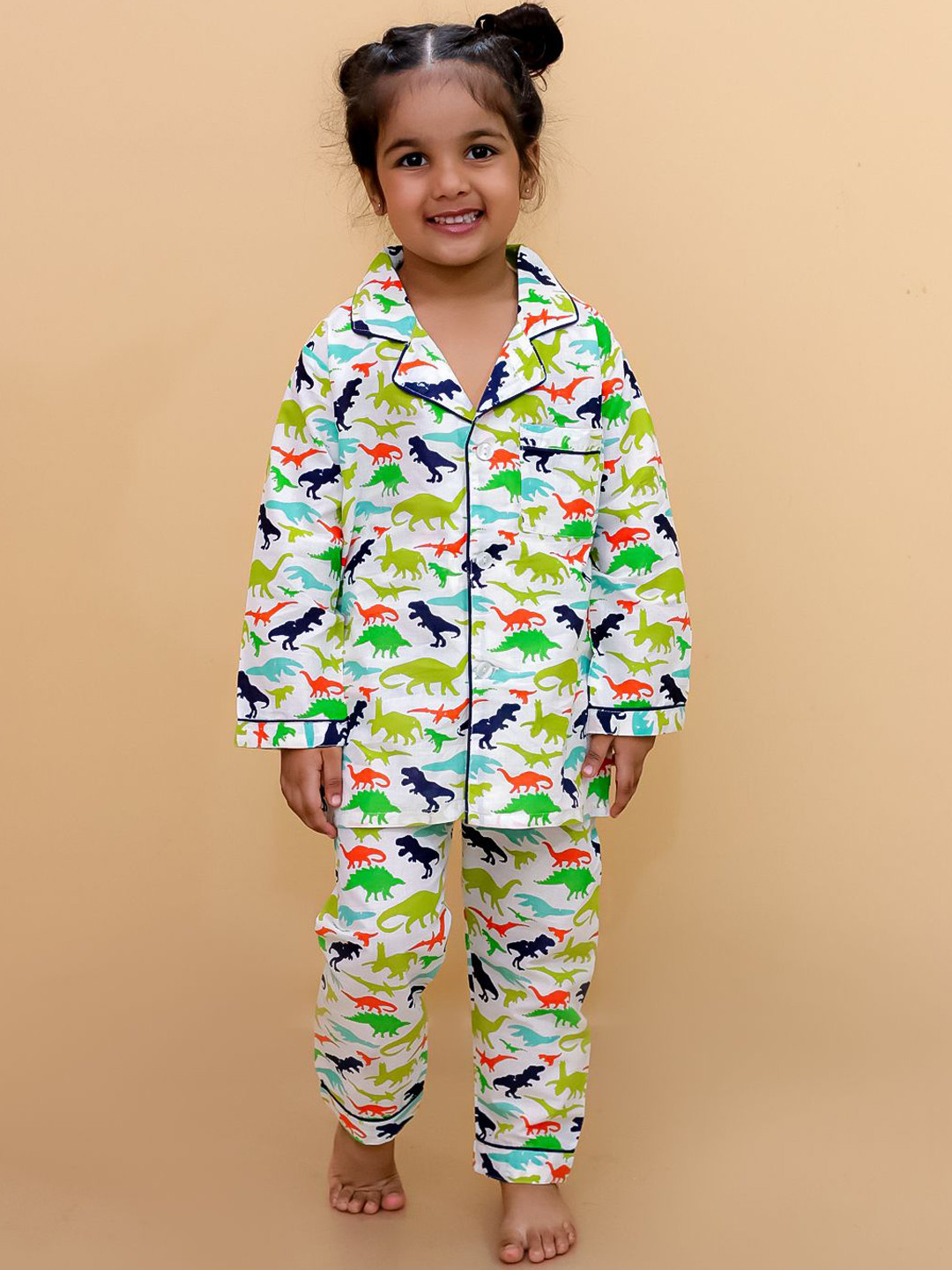 Biglilpeople Unisex Kids Full Sleeves Night suit