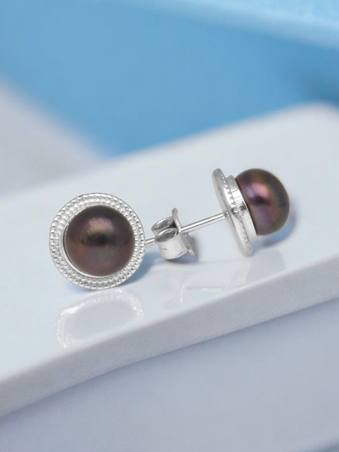 Sri Jagdamba Pearls Dealer Circular 925 Ekaja Silver Studs