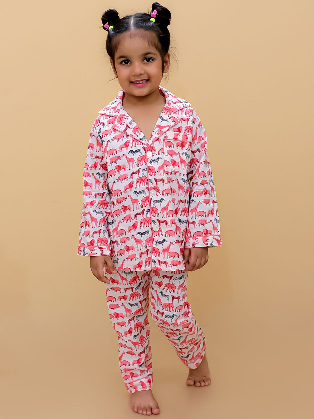 Biglilpeople Unisex Kids Full Sleeves  Night suit