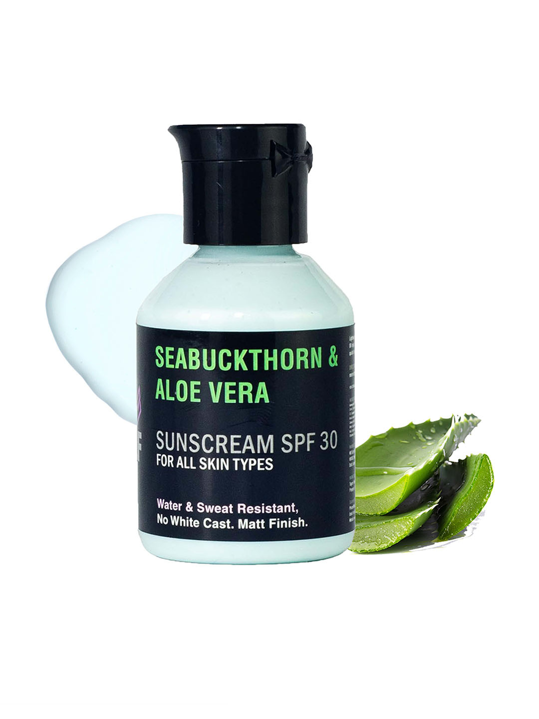 PINK WOOLF Sunscreen SPF 30 Aloe Vera & Seabuckthorn Matte Finish-50ml