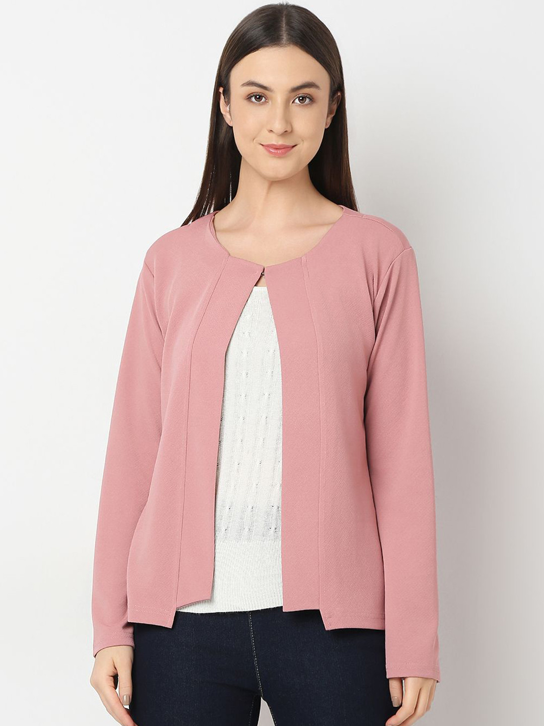 Smarty Pants Women Lightweight Open Front Jacket
