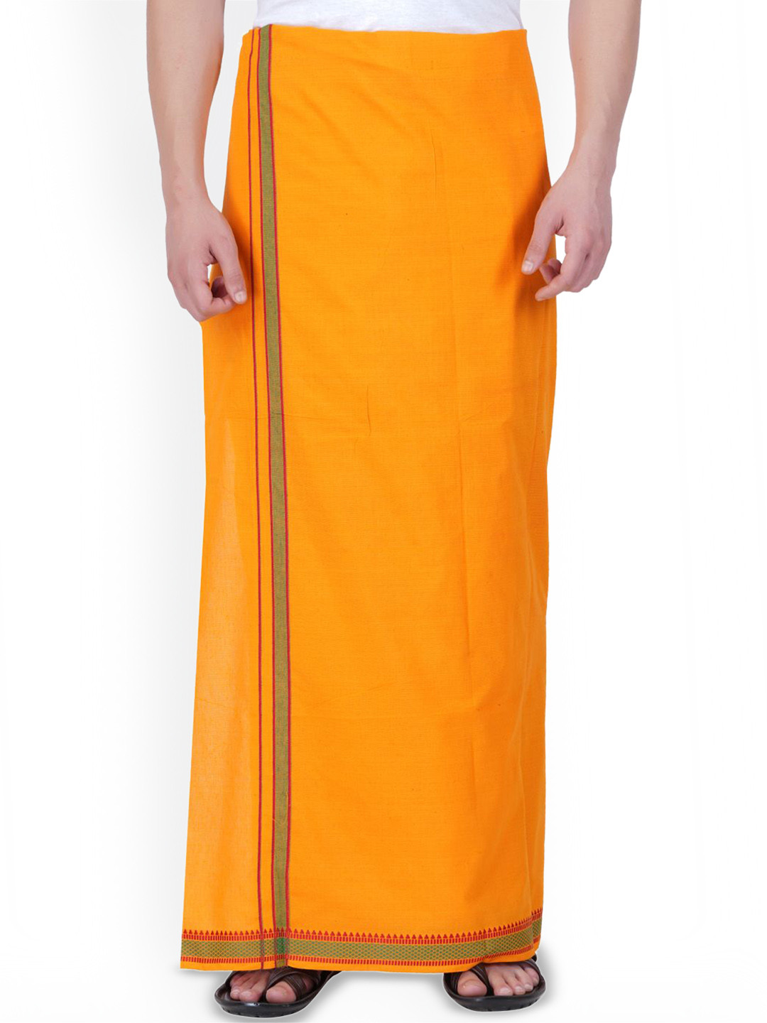 ETHAZH Men Tirumalai Fancy Colour Dhoti