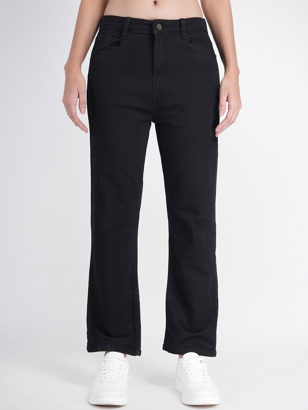 MM-21 Women Loose Stretchable Denim Mom Fit Jeans