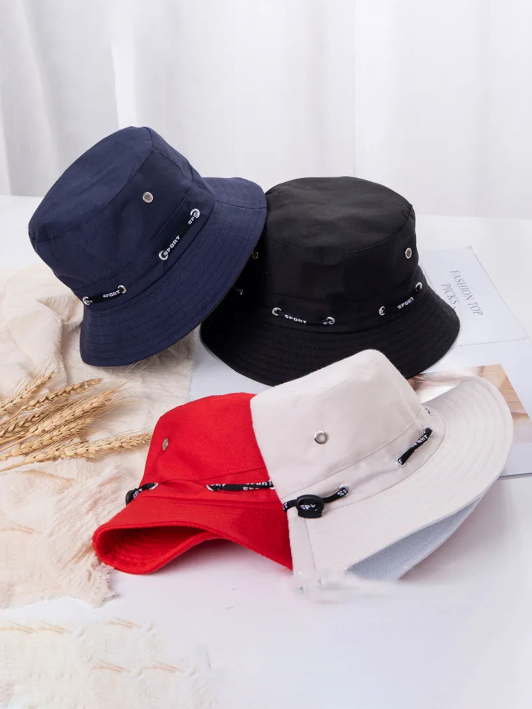 Infispace Men Brown Solid Bucket Hat