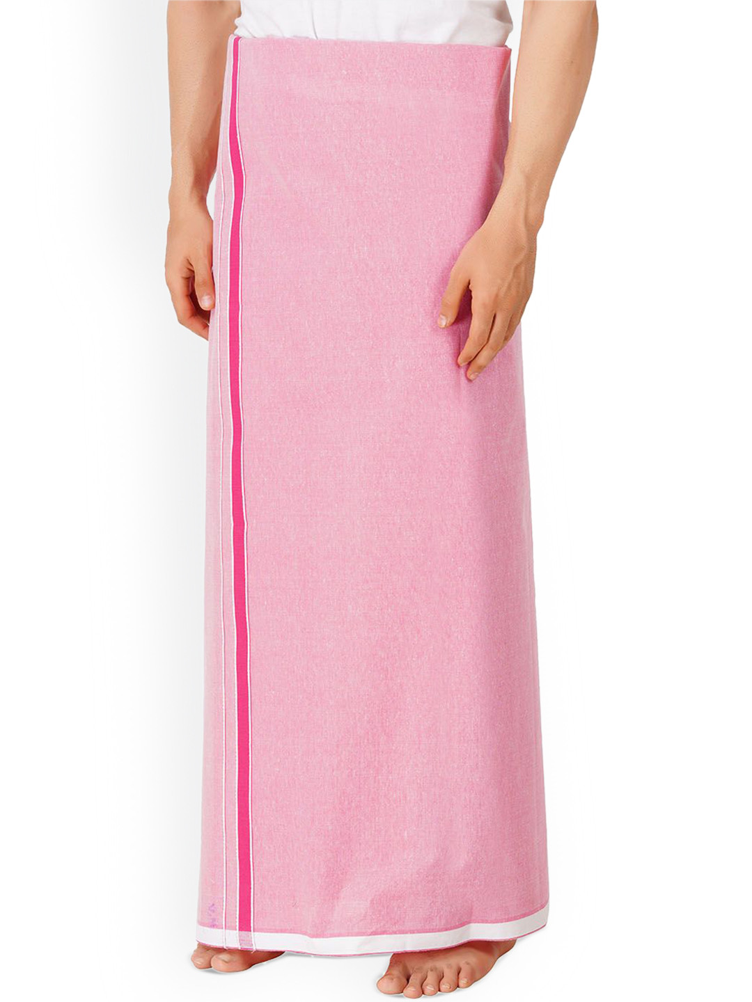 Ethazh Men Dhotis With Dark Matching Border