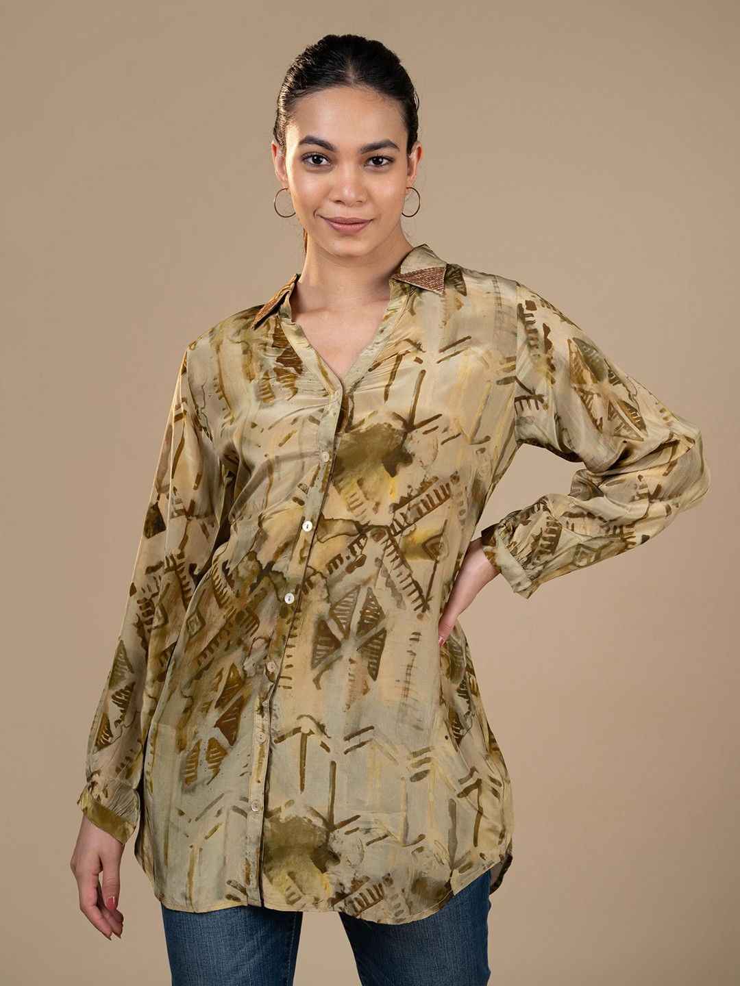 Deepyog Women Printed Straight Tunic