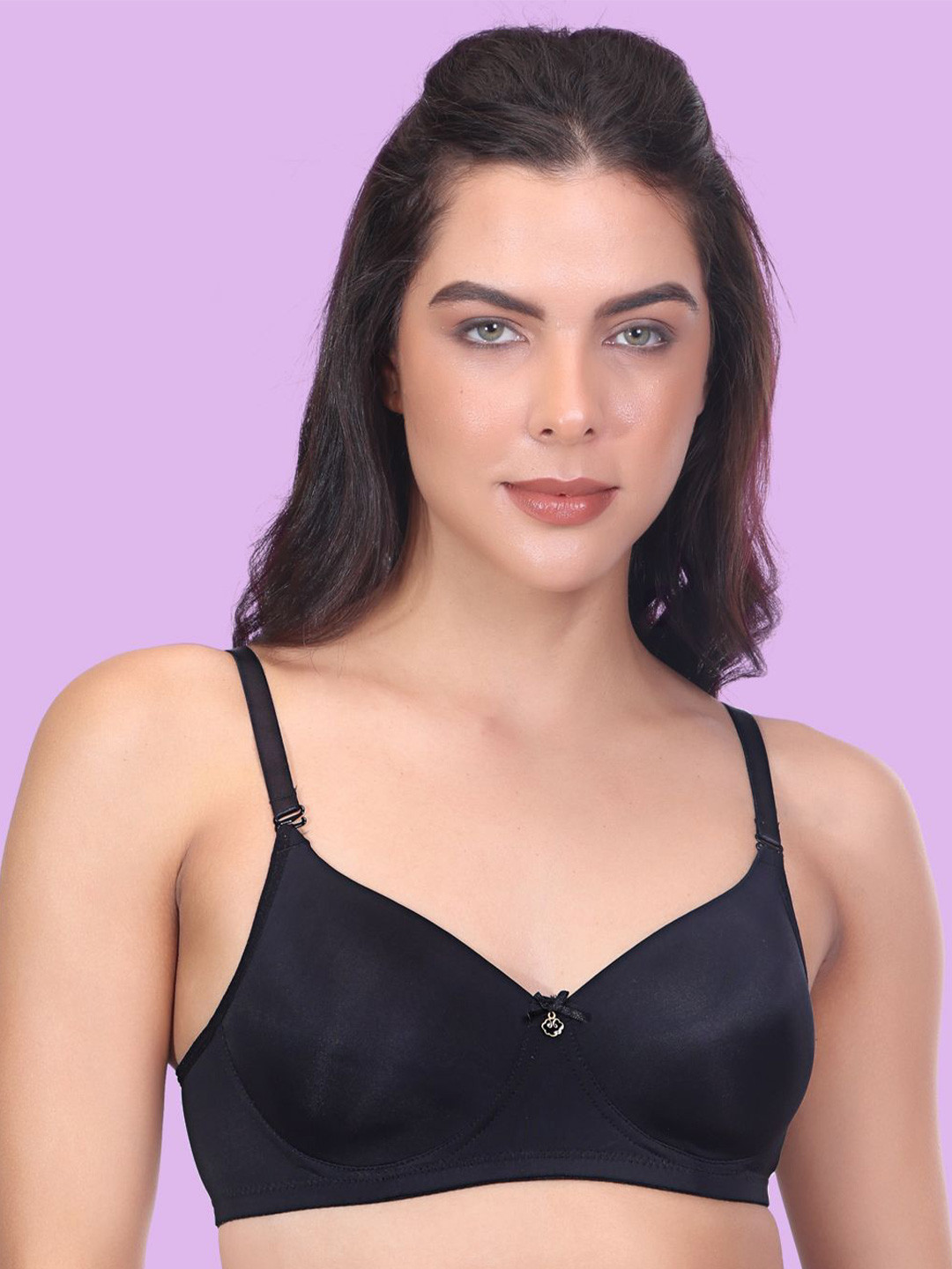 Amour Secret Women's Lightly Padded Solid T-shirt Bra PD731N_Crl_30B