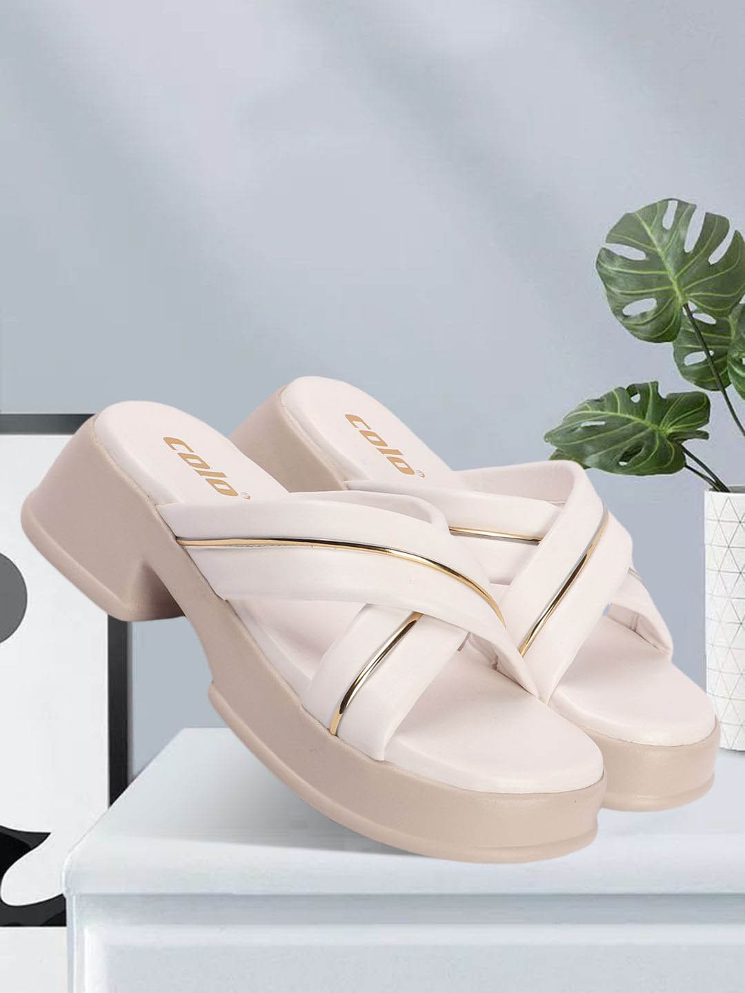 Colo Women Platform Open Toe Sandals Heels