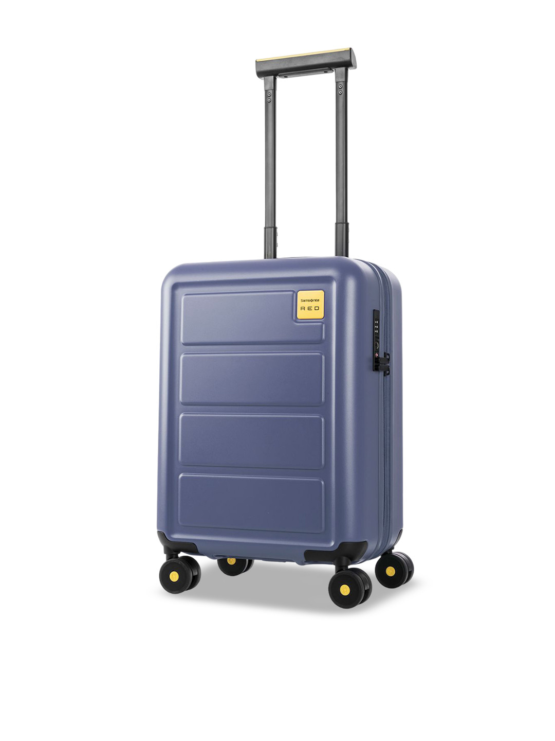 Samsonite Red Toiis Textured 360-Degree Rotation 8 Wheel Cabin Trolley Bag- 37 L