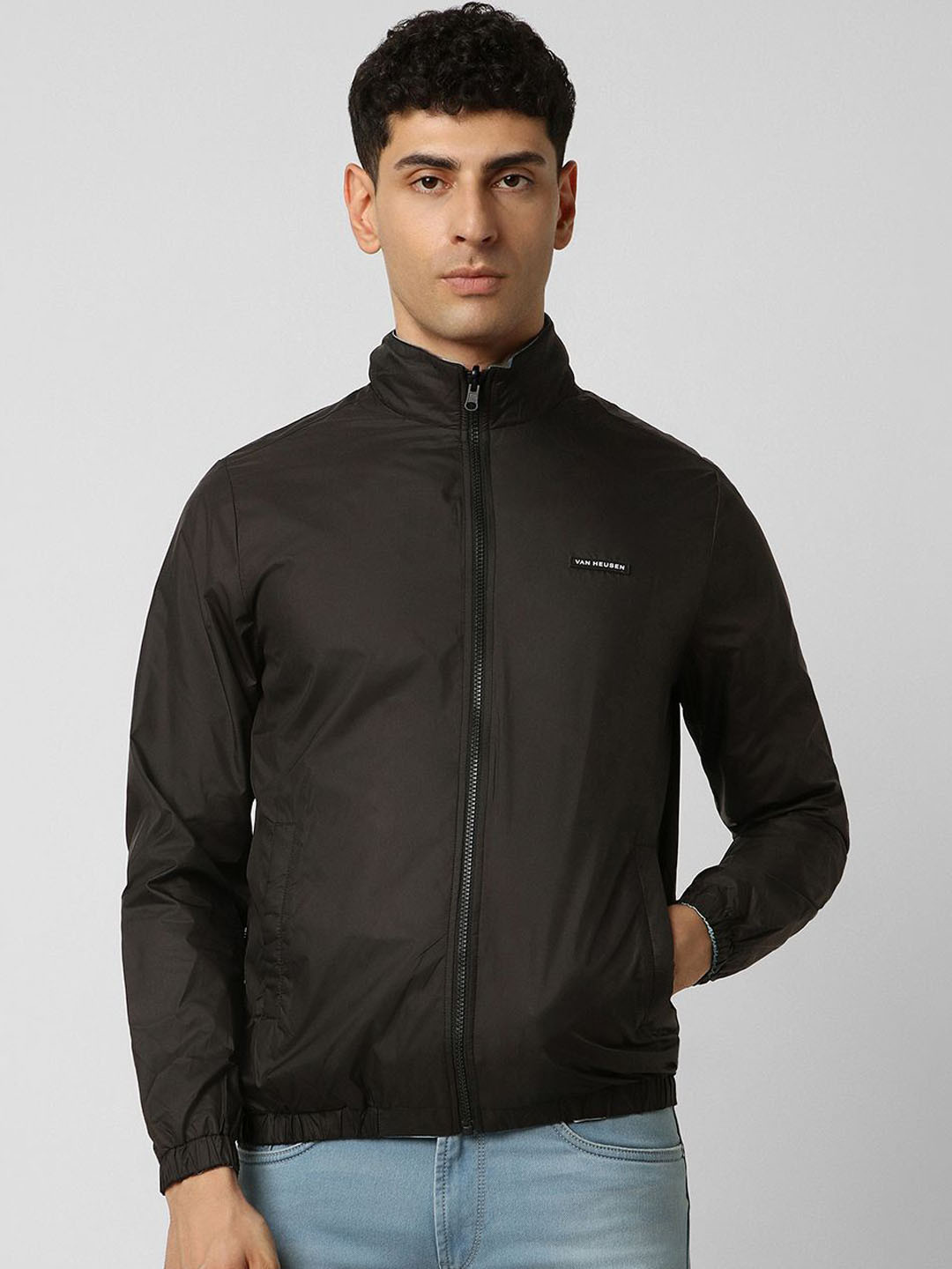 Van Heusen Flex Men Reversible Bomber Jacket