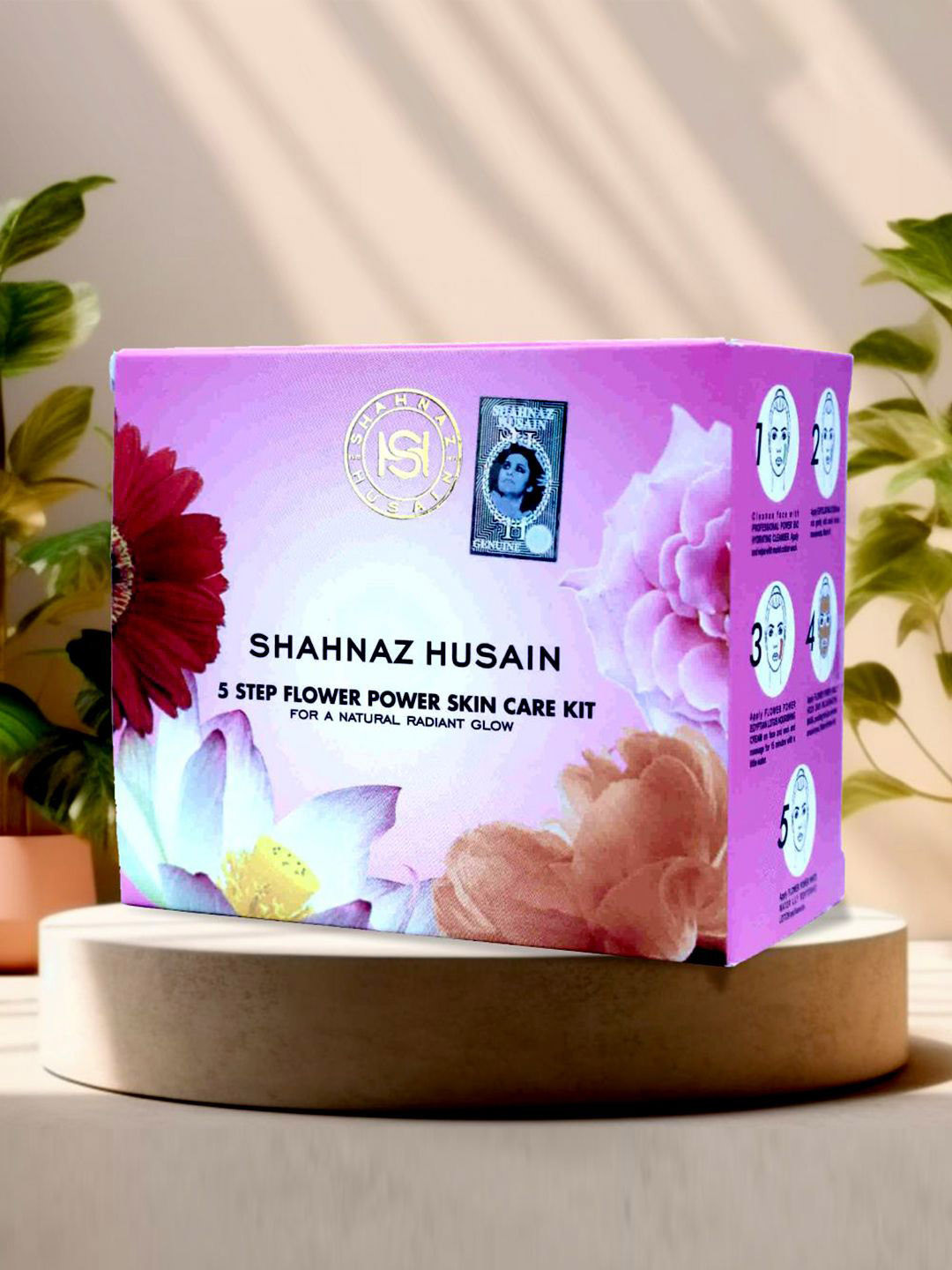 Shahnaz Husain 5 Step Flower Power Skin Care Kit-10g Each