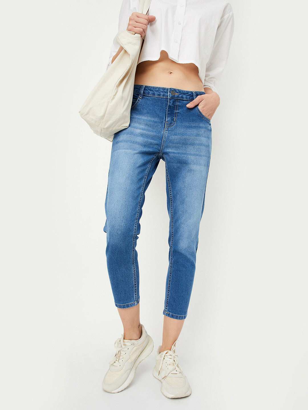 max Women Heavy Fade Jeans