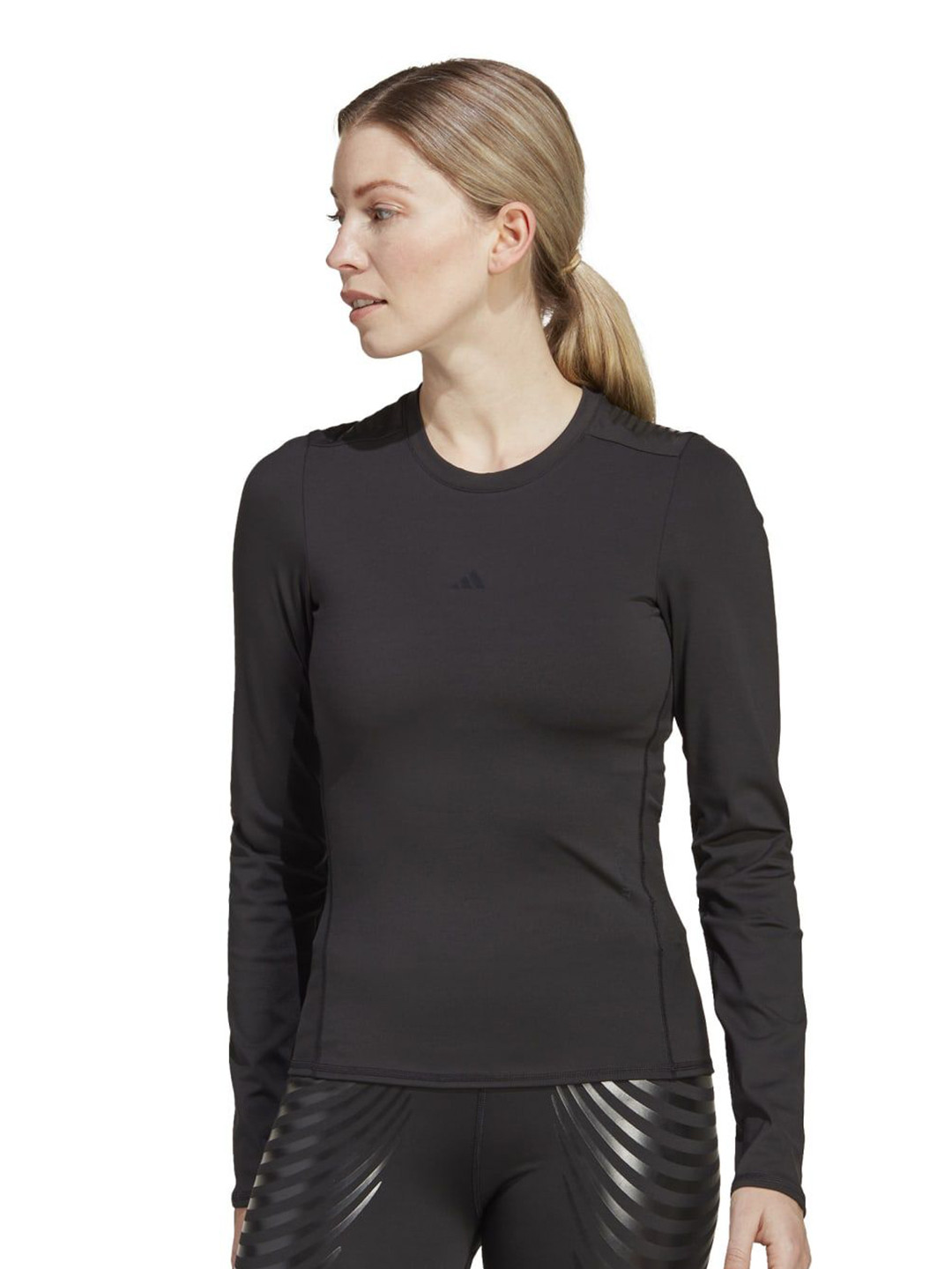 ADIDAS Women Graphic Printed Round Neck Slim Fit T-shirt