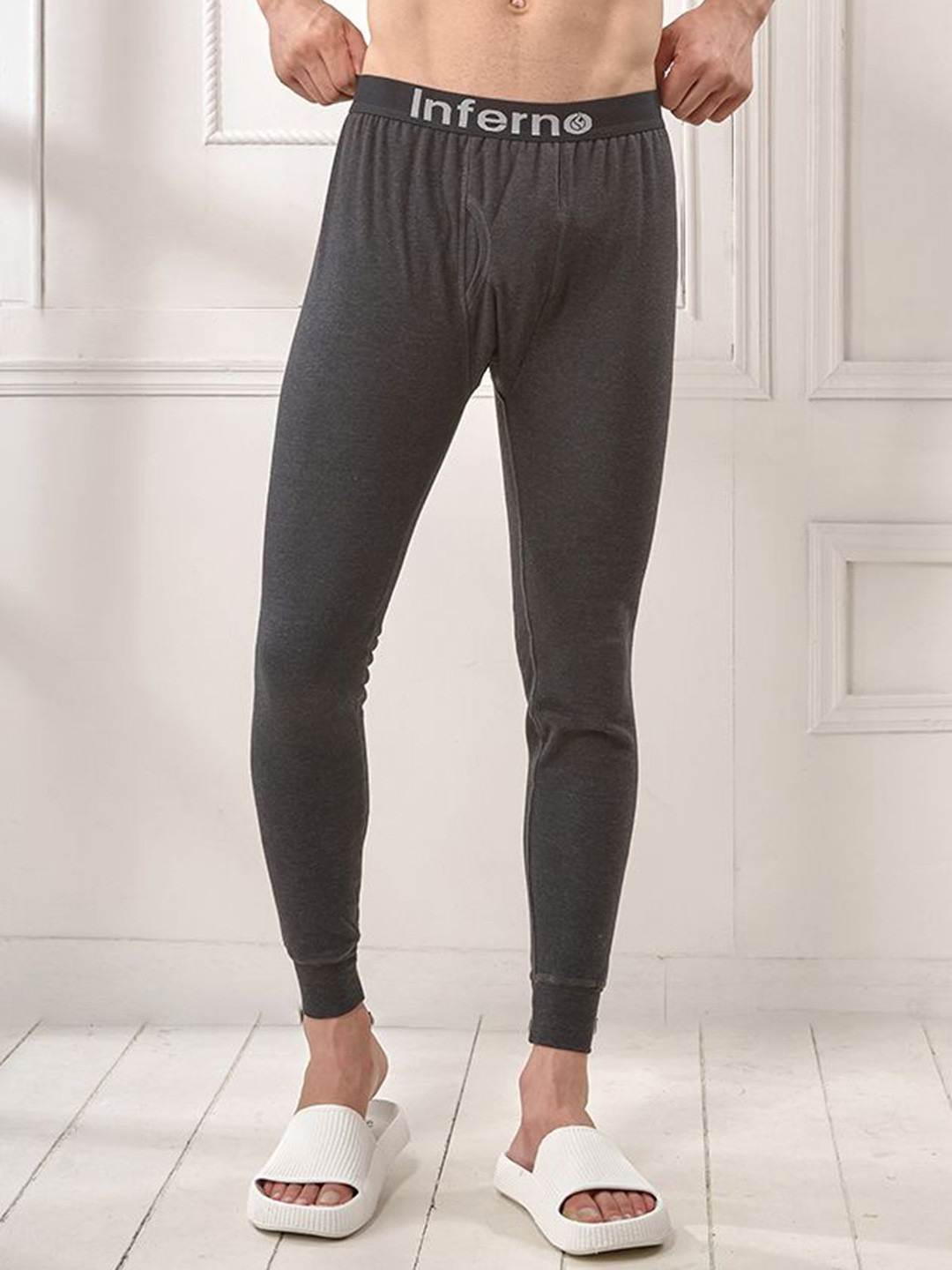 INFERNO Men Thermal Bottom with Fleeced Linning