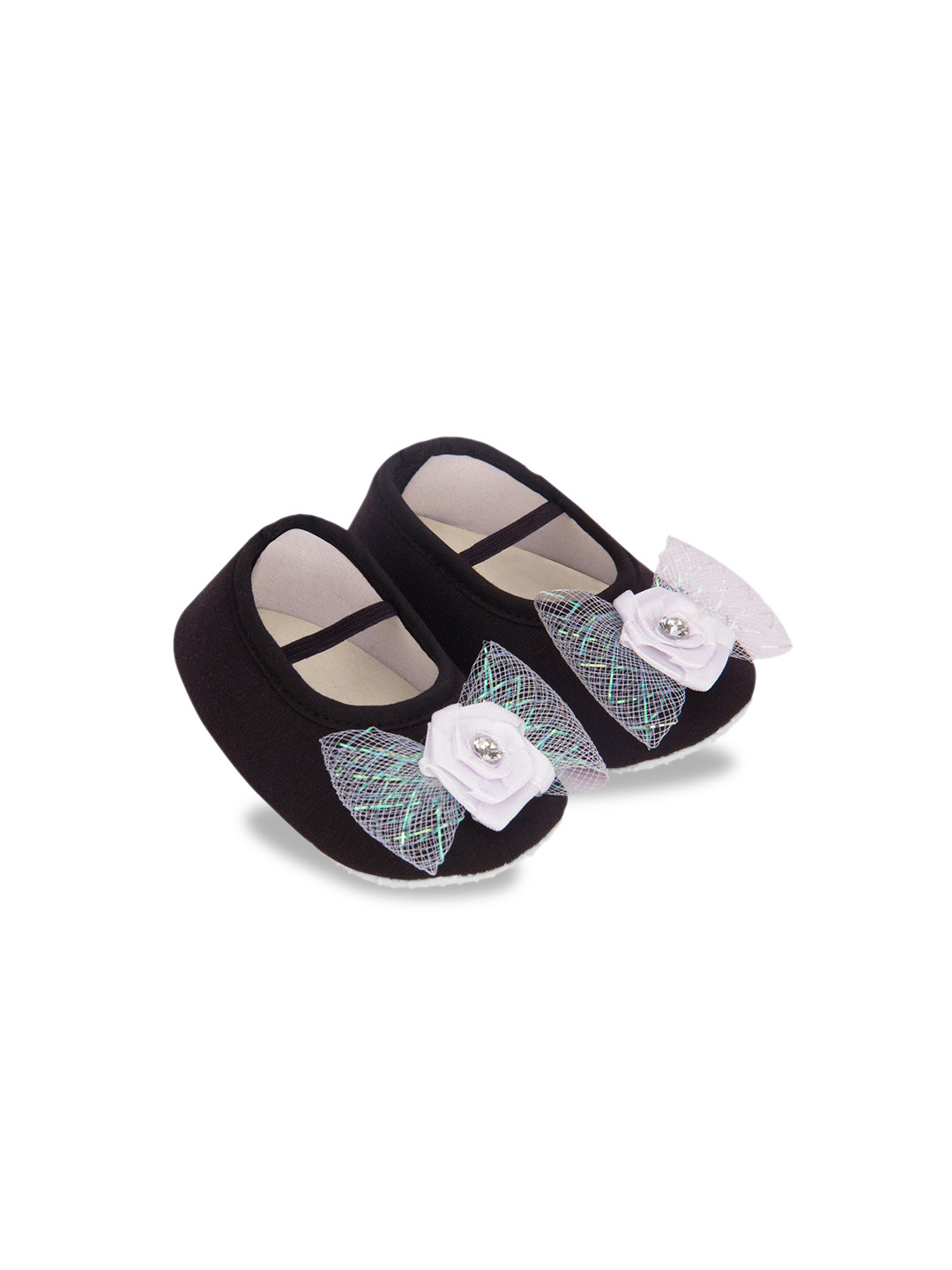 Daizy Infant Girls Flower-Design Booties