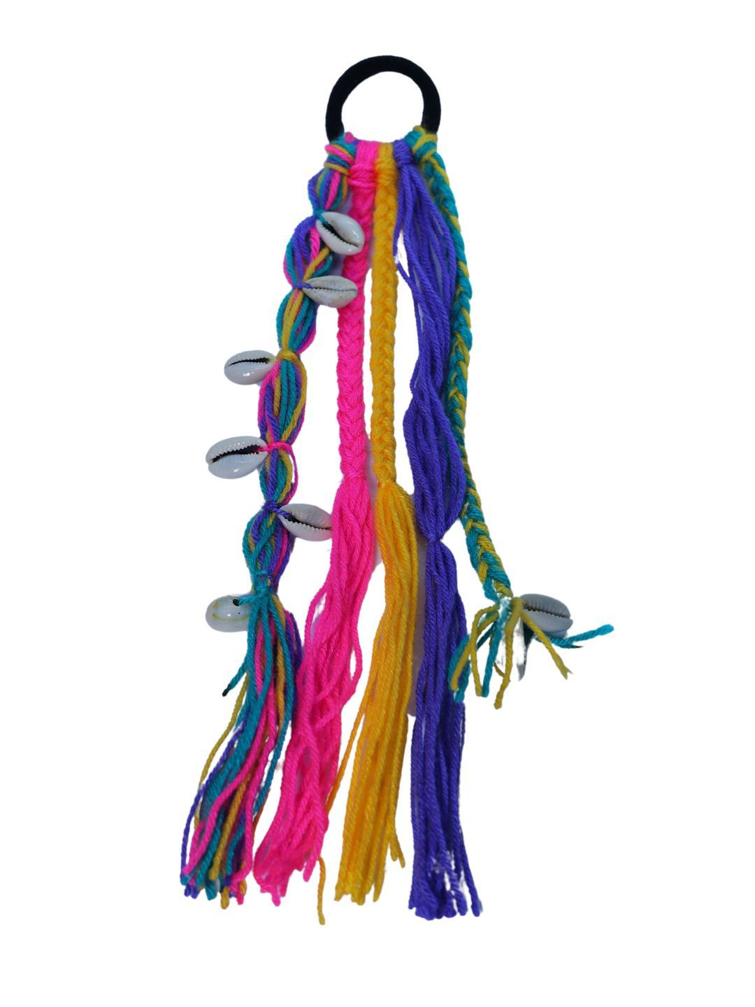 Arendelle Girls Hair Tassel Cords Ponytail Holders Navratri 2024 Collection