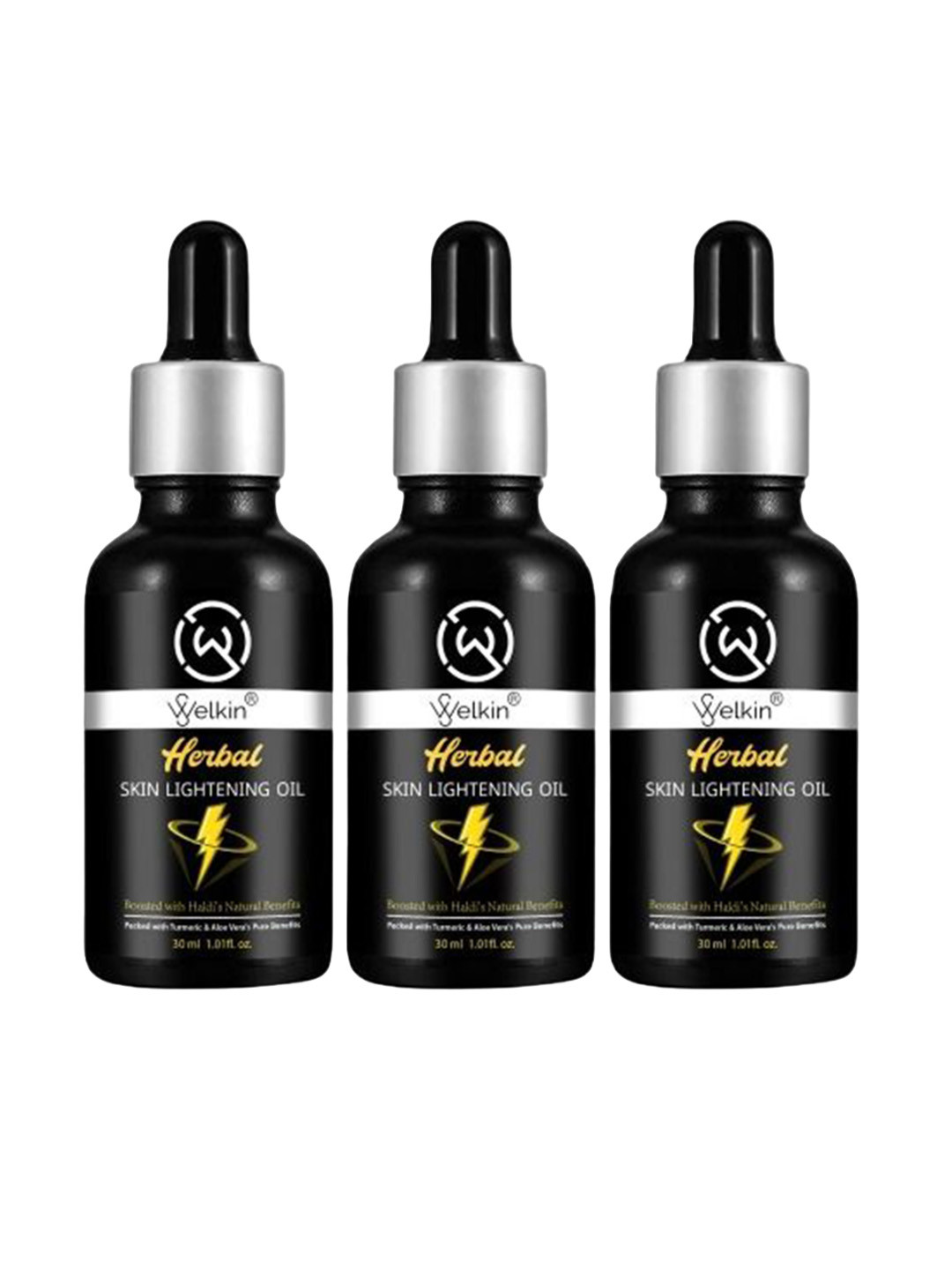 WELKIN Set Of 3 Herbal Skin Lightning Oil- 30 ml Each