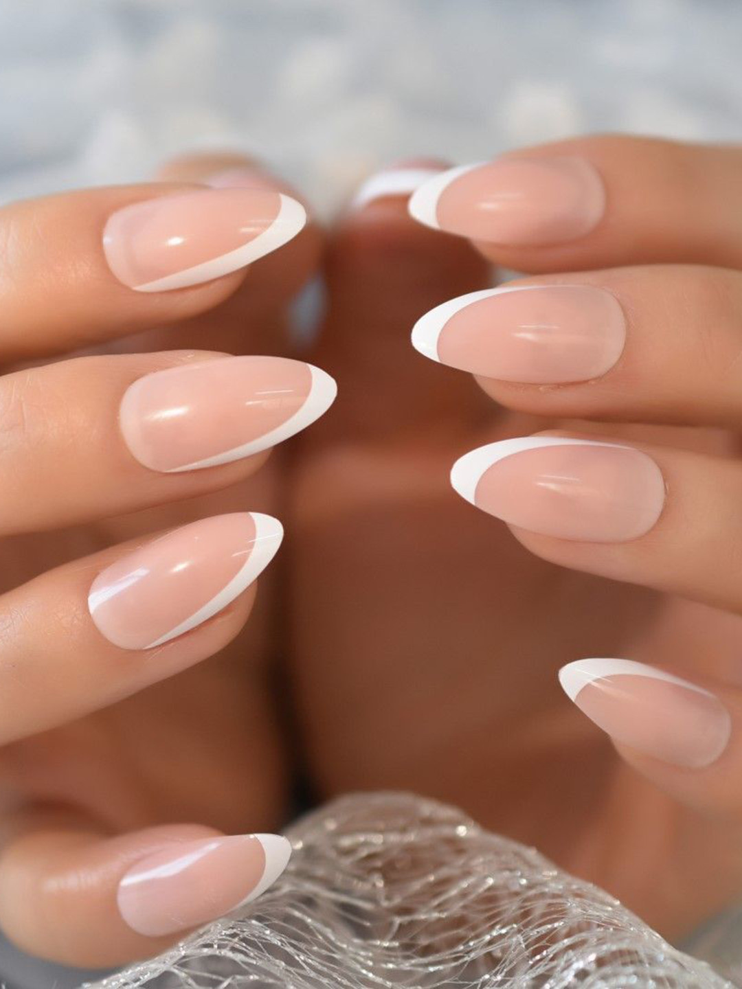 Pep Nails 24 Pcs Artificial Press On Nails Shade- Nude