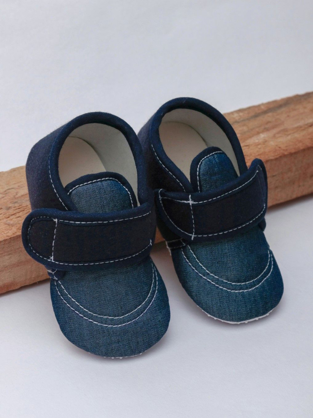 Daizy Girls Denim Booties With Straps