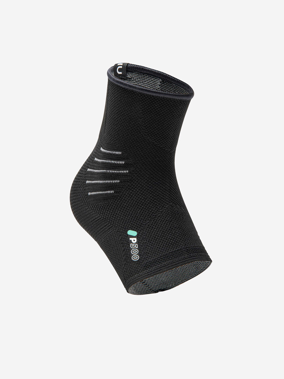 Decathlon Unisex Black Compressive Intermediate Ankle Braces (Supports)