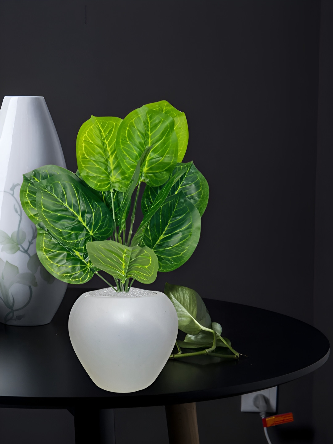 ARTSY Green Monstera Deliciosa Non-Hanging Artificial Plant Without Pot