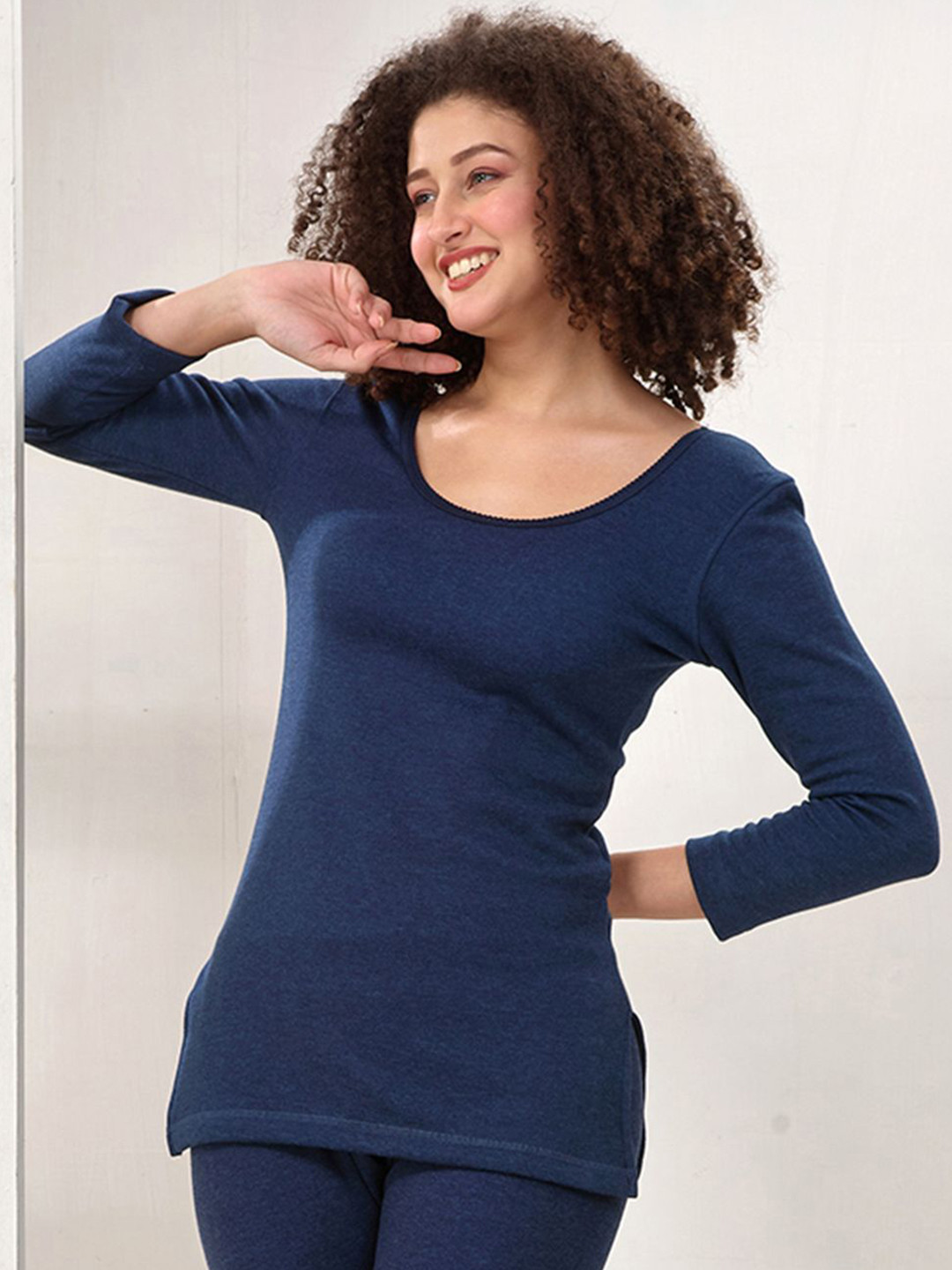 INFERNO Women Fleece Lined Full Slevee Long Thermal Top